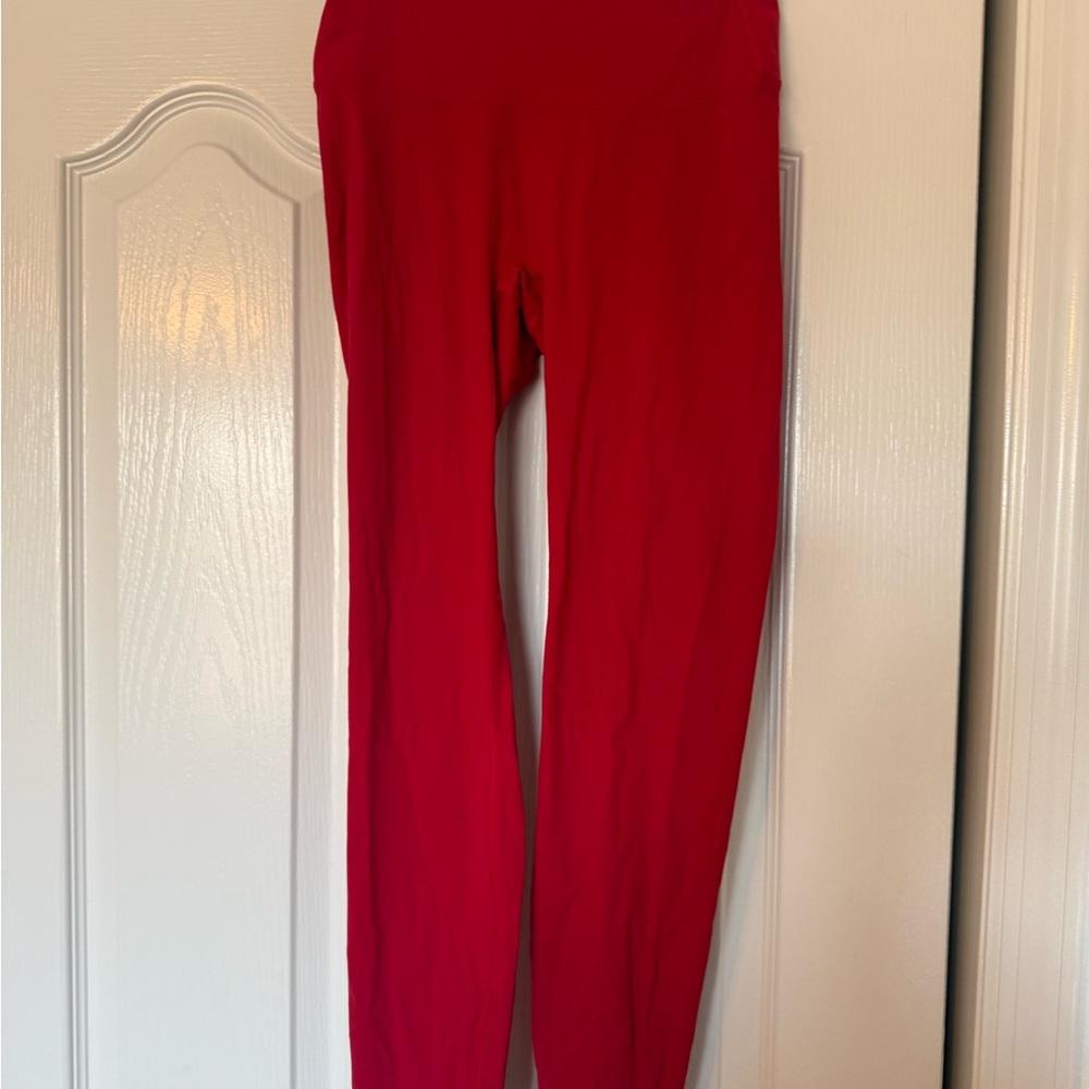 Vibrant Red Leggings